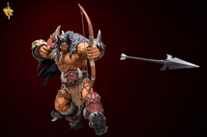 (Preorder) Hero Toys 1/10 Tribal Hunter Orc Tracker & War Bear action figure