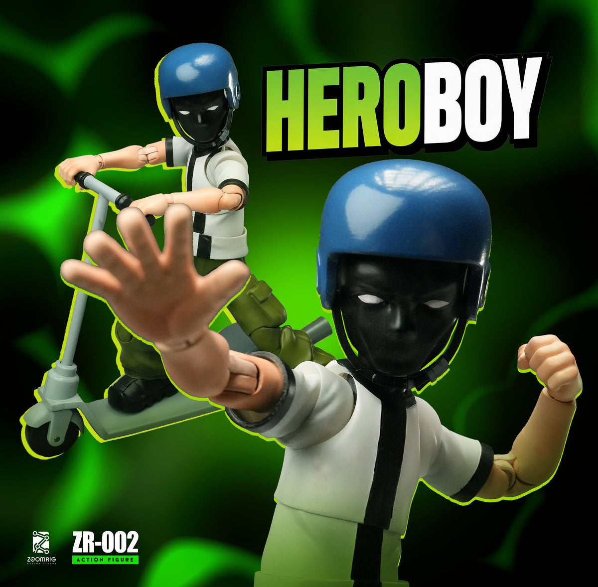 (Preorder) Zoomrig ZR-002 Hero Boy Green Hero & TN-002 Bonus Kit Combo 1/12 13cm action figure