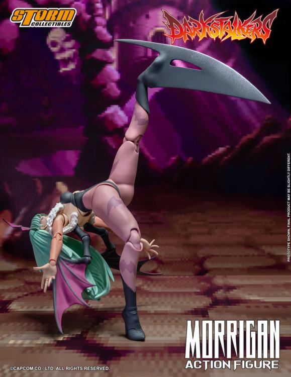 Morrigan is a succubus and the head of house Aensland, a ruling-class family of the Makai Kingdom. Despite being a soul-consuming demon, Morrigan is a benevolent ruler. She will do anything to protect her homeland and views Ultron Sigma as its ultimate threat. Morrigan has chosen to ally herself with the resistance. Some are wary about partnering with her, but she has taken a liking to Ghost Rider, the ultimate supernatural enforcer, conveniently neutralizing any threat she poses. 