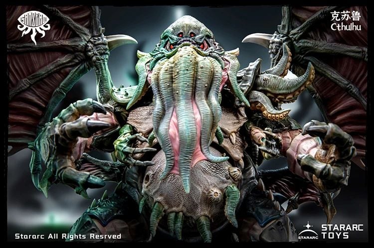 Star Arc Toys is proud to introduce a new model kit that will add some cosmic horror to your collection: the Sans Zero Cthulhu! This model kit includes alternate head and hand options as well as full articulation once completed. Order yours today and add to your collection!