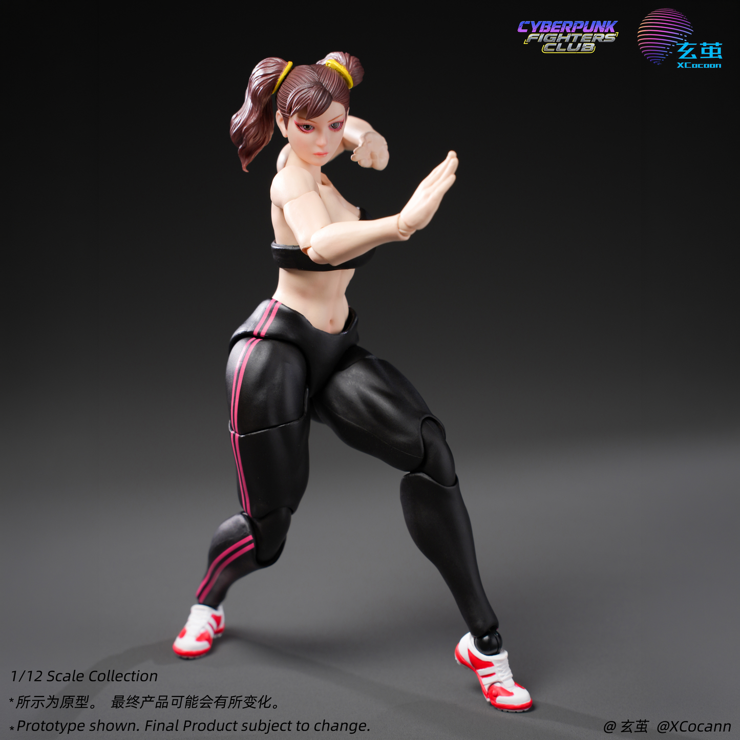 (Preorder) Xcocann Cyberpunk Fighters Club CFC03 Blazing Rose & CFC04 Shadow Princess with DR-01 DR-02 Kits 1/12 action figure