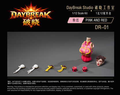 (Preorder) Xcocann Cyberpunk Fighters Club CFC03 Blazing Rose & CFC04 Shadow Princess with DR-01 DR-02 Kits 1/12 action figure