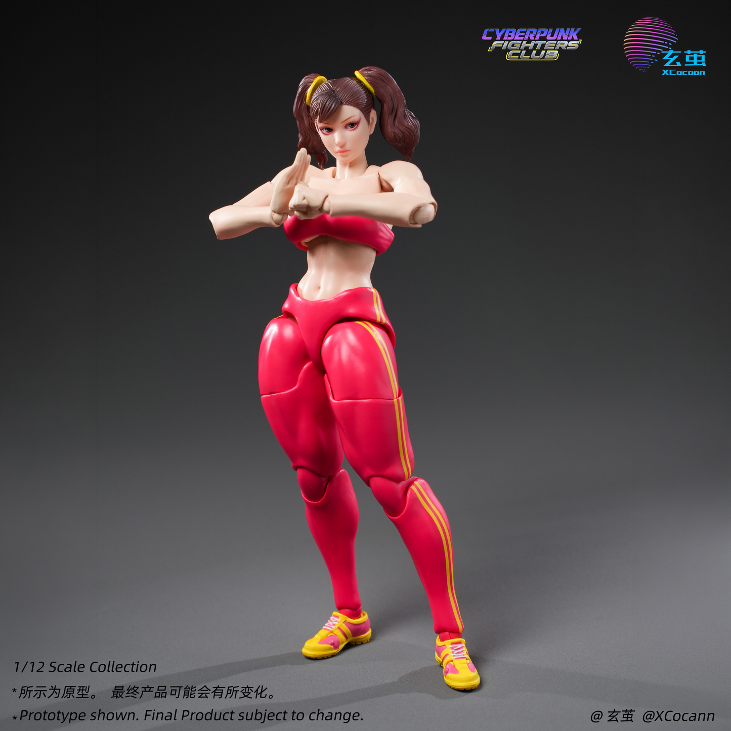 (Preorder) Xcocann Cyberpunk Fighters Club CFC03 Blazing Rose & CFC04 Shadow Princess with DR-01 DR-02 Kits 1/12 action figure