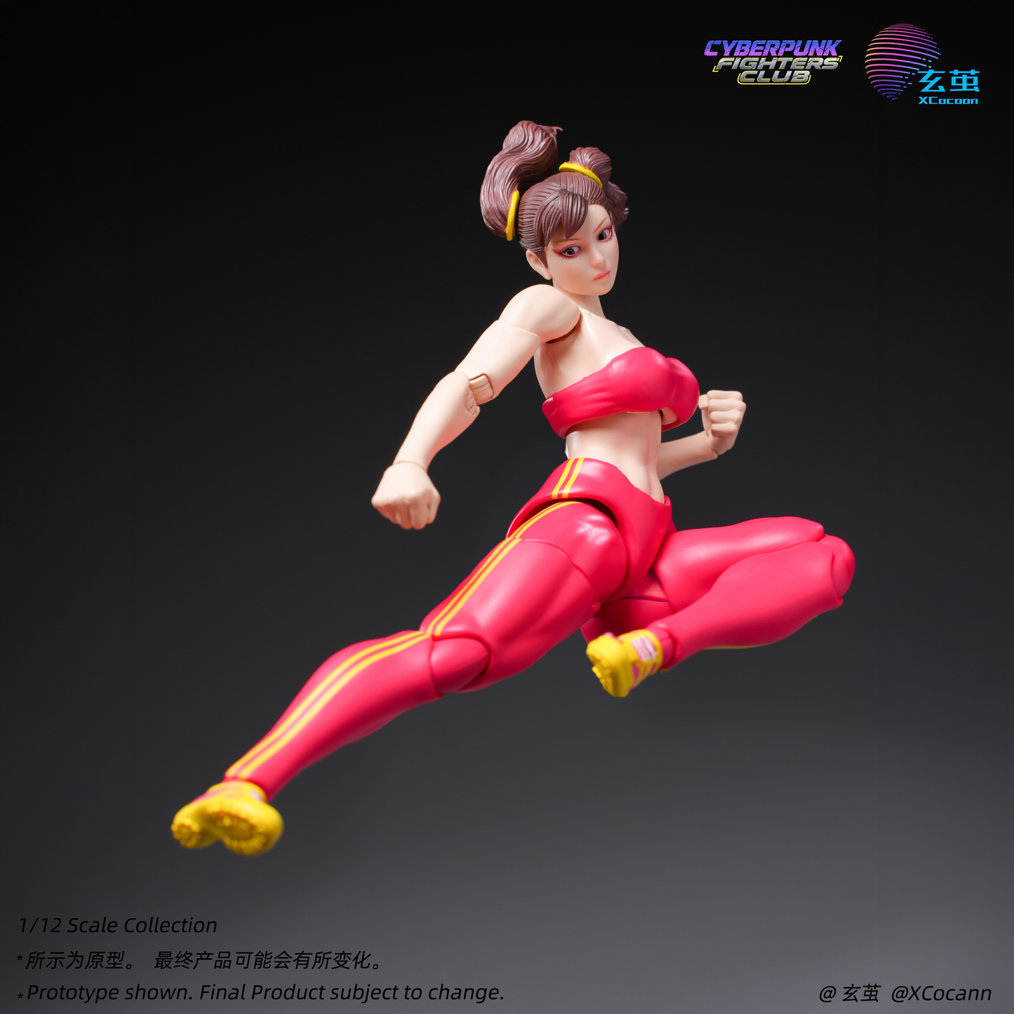 (Preorder) Xcocann Cyberpunk Fighters Club CFC03 Blazing Rose & CFC04 Shadow Princess with DR-01 DR-02 Kits 1/12 action figure