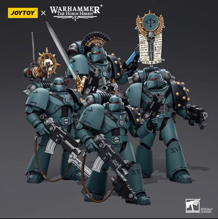 (Pre-order) Joy Toy Warhammer 40k Sons of Horus MKVI Tactical Squad Set of 4