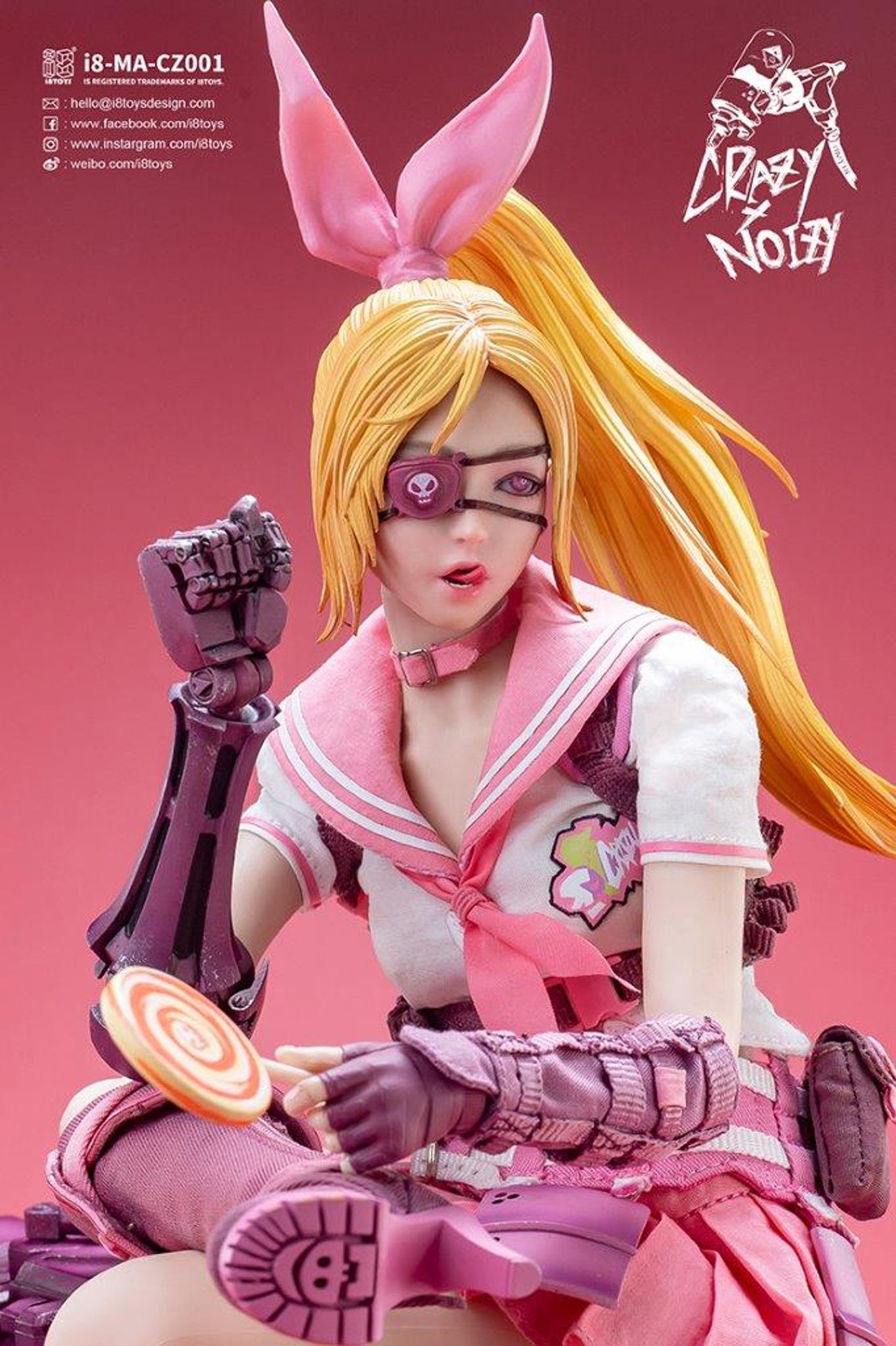 I8TOYS 1/6 Mentality Agency Candy Battle Damaged Figure