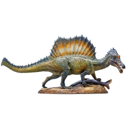 PNSO's Essien the Spinosaurus is a 1:35 Scale Scientific Art Model from Yiniao Sci-Art. Made from solid PVC, this model comes on a realistically detailed sculpted display base featuring a fish prey. Essien is based on current aquatic styled spinosaurus anatomy, has an articulated jaw and impressively sculpted skin detail. The paintwork is beautifully applied with nice colour variation and blending. Comes professionally packaged in a branded box.