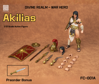 (Preorder) Fangcun Studio FC001A Demigod Race Gladiators Divine Realm War Hero Akilias 1/12 action figure