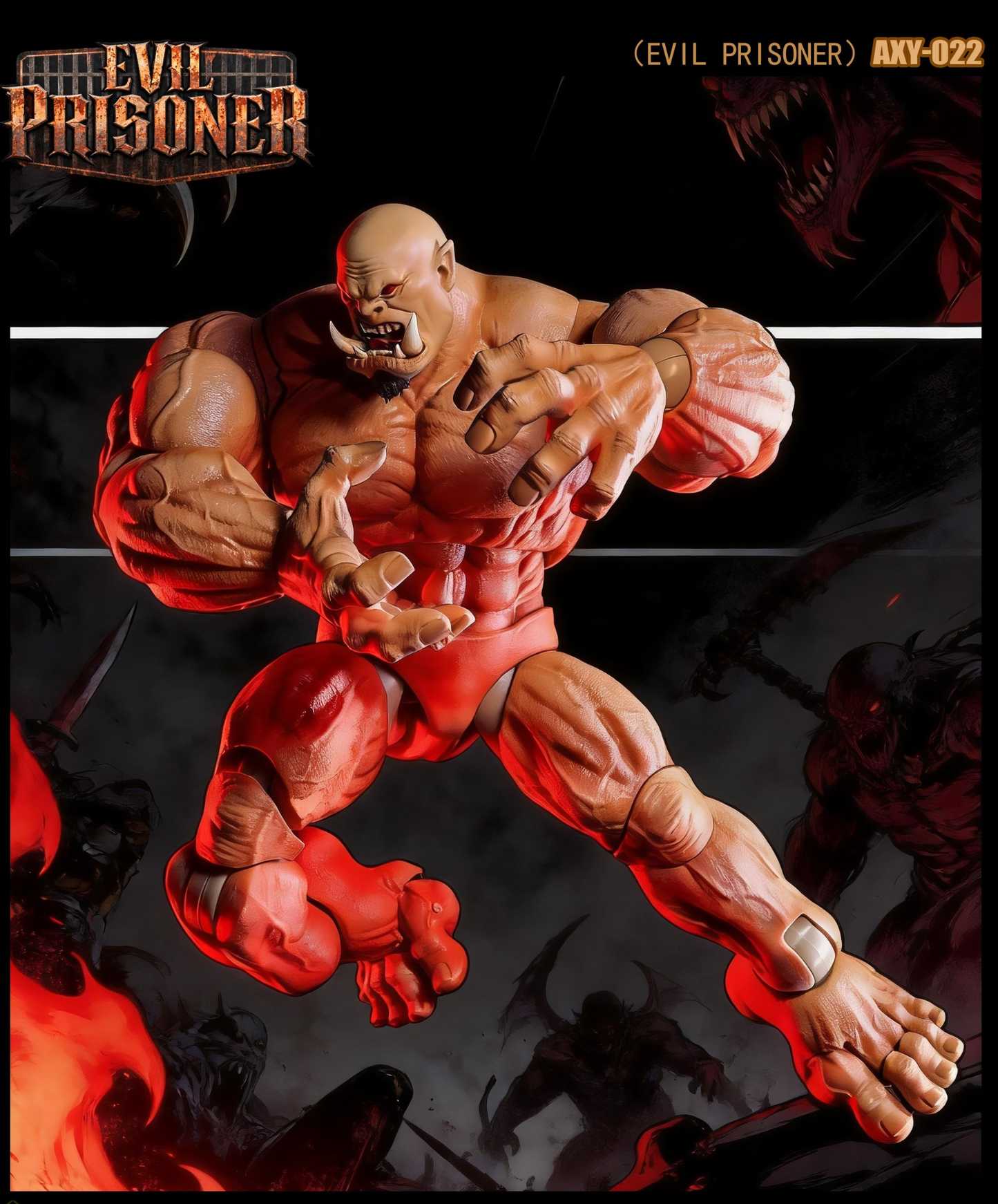 (Preorder) Axytoys AXY-022 & AXY-023 Evil Prisoner 1/12 9in action figure
