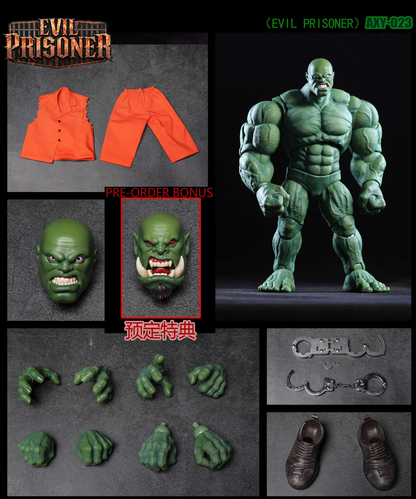(Preorder) Axytoys AXY-022 & AXY-023 Evil Prisoner 1/12 9in action figure