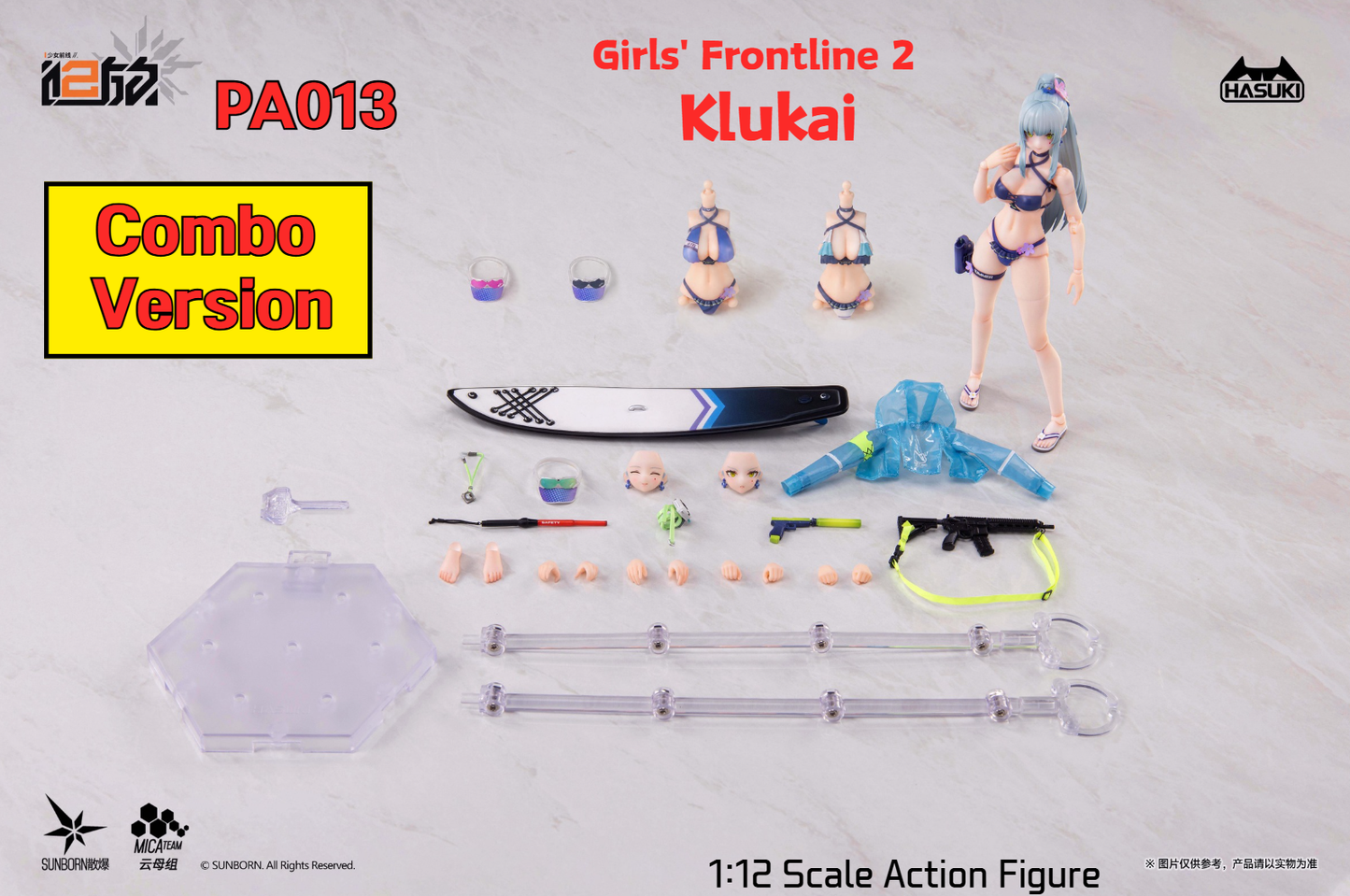 (Preorder) Hasuki Pocket Art PA013 Girls' Frontline 2 Exilium Klukai 1/12 action figure
