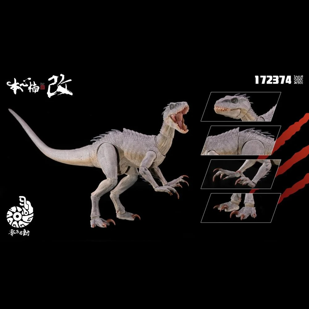Add to your dinosaur collection with the Smart Series Mass Production Ground Type Bio-Weapon Berserker Raptor 2.0 action figure by Nanmu Studio! This figure contains around 21 points of articulation for creating a variety of fun poses with this intimidating creature. With details that bring it to life, you won't want to miss adding this figure to your prehistoric collection!