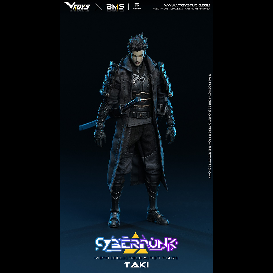 VTOYS X BMS X CF Cyberpunk Robin series is under the Cyberpunk product line, which is well-known for its highly-poseable 1/12th scale figures, detailed sculpt, and tailor-made outfits to capture the memorable appearance as seen in the original&nbsp; series.