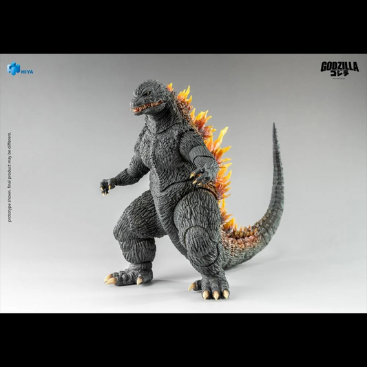 Godzilla lands in Nemuro, Hokkaido. He destroys the town and disappears, but then makes another landing in Tokaimura, Ibaraki Prefecture. Meanwhile, a mysterious rock mass discovered in Kashima Nada, Ibaraki Prefecture by the Crisis Control Intelligence (CCI) suddenly begins flying and confronts Godzilla. When Godzilla radiates a heat ray, a giant UFO appears from within the rock mass...
