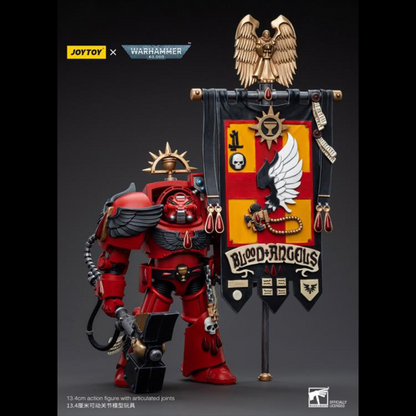 This 1/18 scale figure includes a variety of parts and accessories to allow you to customize your army of Warhammer 40k figures. Don't miss out on adding this figure to your collection!