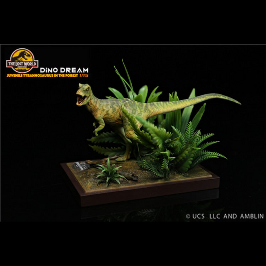 (Pre-order) Dino Dream 1/15 Juvenile Tyrannosaurus in the forest Statue