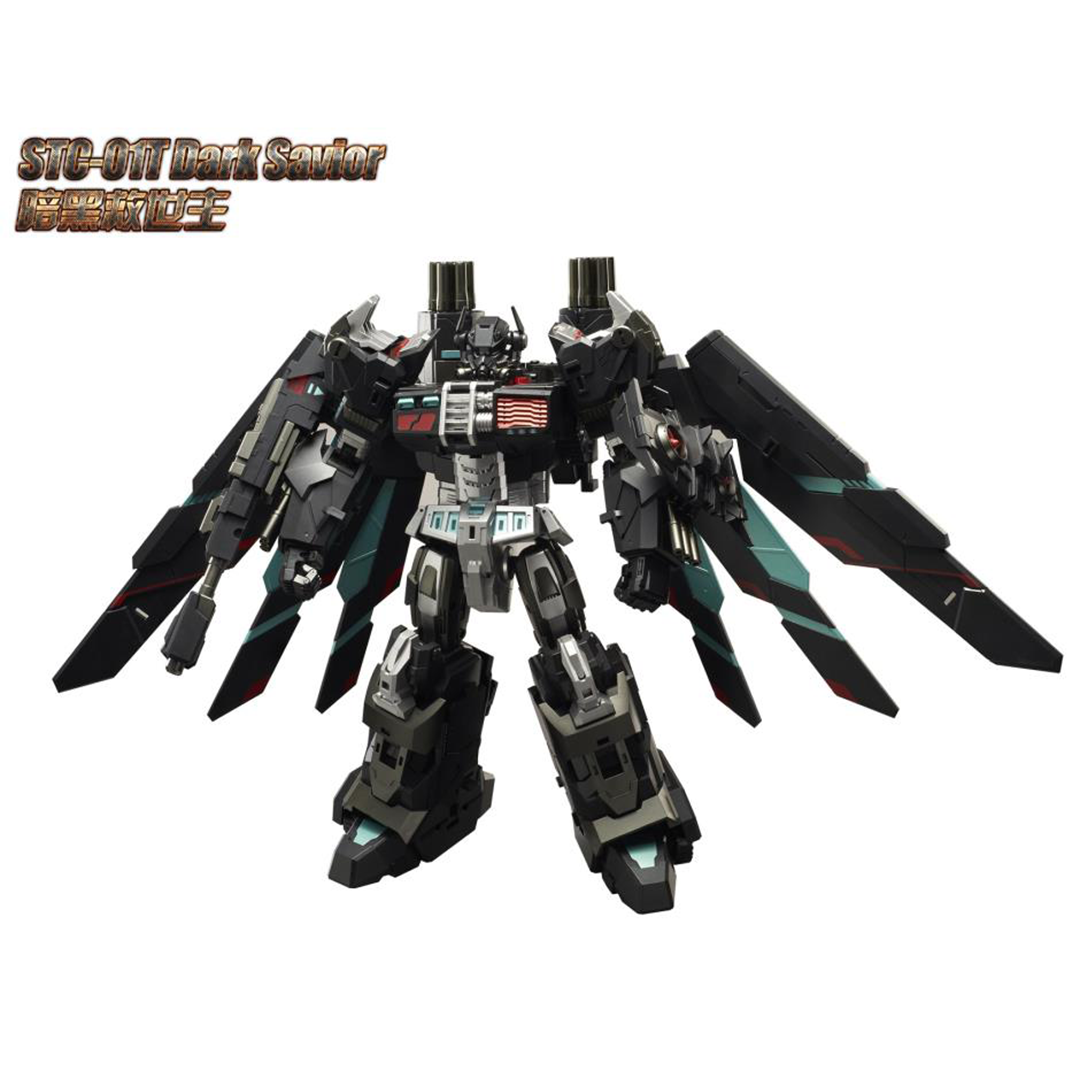 The S.T.Commander Dark Savior from TFC toys stands around 9.50 inches tall in robot mode and converts into a transport vehicle. The S.T.Commander Dark Savior figure is highly articulated and features real rubber tires and an assortment of armor pieces.