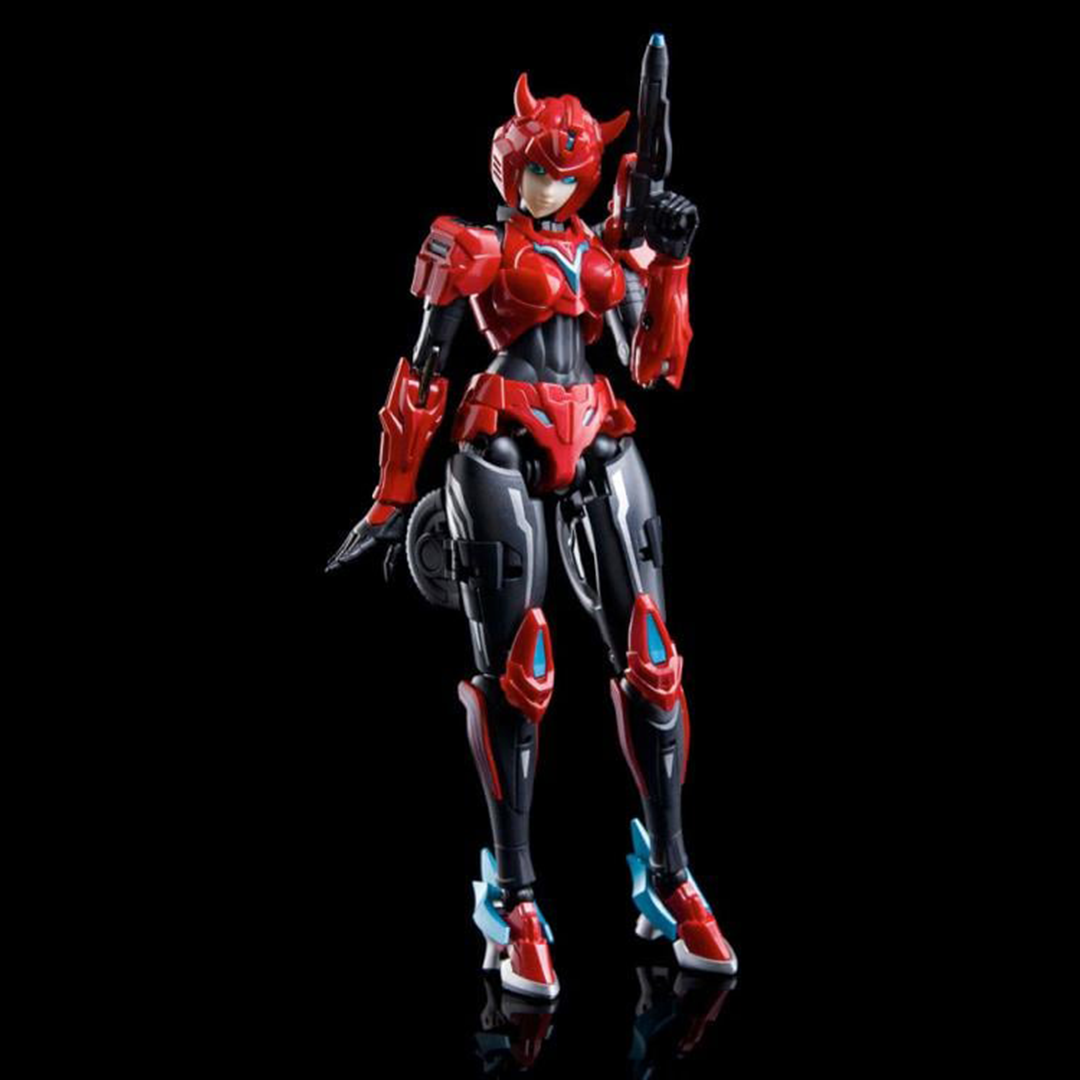 Expand your action figure collection with the CS-02 Little Red figure by Collection Space. This figure is just under 7 inches tall and comes with additional parts and accessories to customize your figure. The figure is able to convert from a humanoid mode into vehicle mode. Be sure to add this figure to your collection!