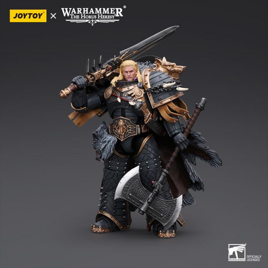 Joy Toy brings the Space Wolves to life with this Warhammer 40K 1/18 scale action figure! Savage and barbaric in their approach to warfare, the Space Wolves excel in close quarters combat. Seeking glory above all else, they nonetheless bring the might of the Emperor down on his enemies with a fury unmatched by the other Space Marine chapters.