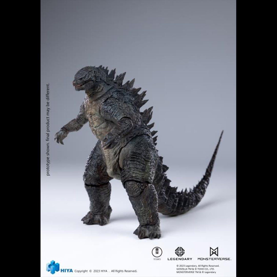 From Godzilla (2014), Godzilla joins Hiya Toys' EXQUISITE BASIC series! While Godzilla confronts significant challenges, humanity strives to comprehend the destructive power of this formidable ally, and unites with it to confront the ancient threat. This brand new Godzilla action figure stands 6.2" tall and Includes an articulated tail for posing and display in collections. Crafted with attention to detail, referencing the original CG data from the movie, every aspect of Godzilla's appearance from the film 