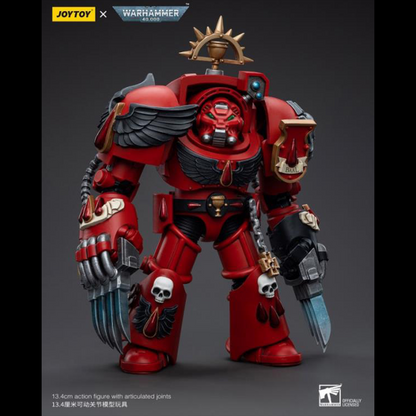 This 1/18 scale figure includes a variety of parts and accessories to allow you to customize your army of Warhammer 40k figures. Don't miss out on adding this figure to your collection!