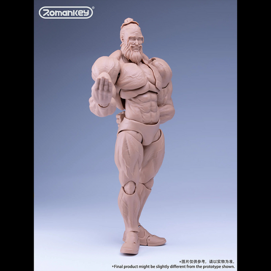 (Pre-order) Romankey 1/12 Action Figure Super Flexible "Big Guy" Body [Yellow]