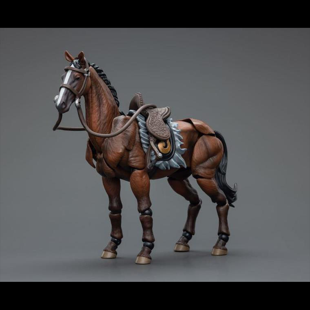 Introducing the remarkable Joy Toy Dark Source JiangHu War Horse action figure. This meticulously crafted action figure brings the mystical world of JiangHu to life, capturing the essence and prowess of a legendary warrior. Every inch of this action figure showcases the artistry and craftsmanship that JoyToy is renowned for, ensuring an authentic and immersive experience for collectors and enthusiasts alike.  Additional figure shown not included (sold separately)