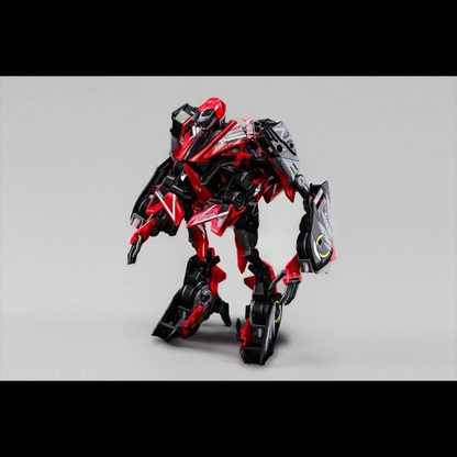 Convert, combine, and enjoy the modular designs of 52Toys' InfinityBOX series of collectibles! The IB-05 Cheetah offers as many as four different ways to convert the figure, including a vehicular form, two mecha forms, as well as the classic cube form for optimal storage opportunities. Included is a mini figure that can pose as a driver for the Cheetah's AMTS race car form.