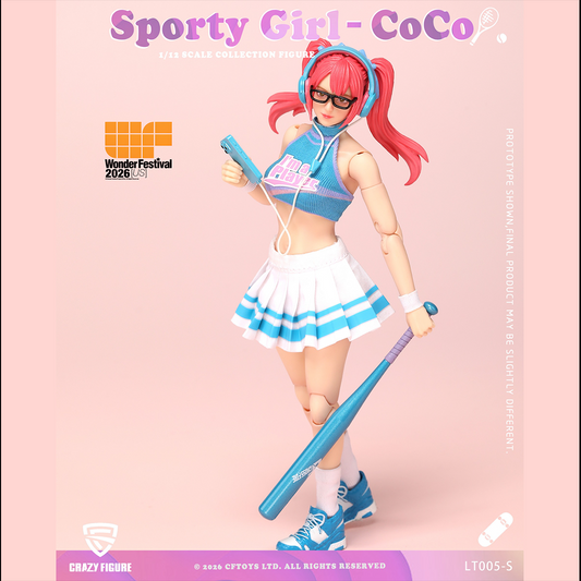 (Pre-order) Crazyfigure 1/12 Sporty Girl CoCo figure