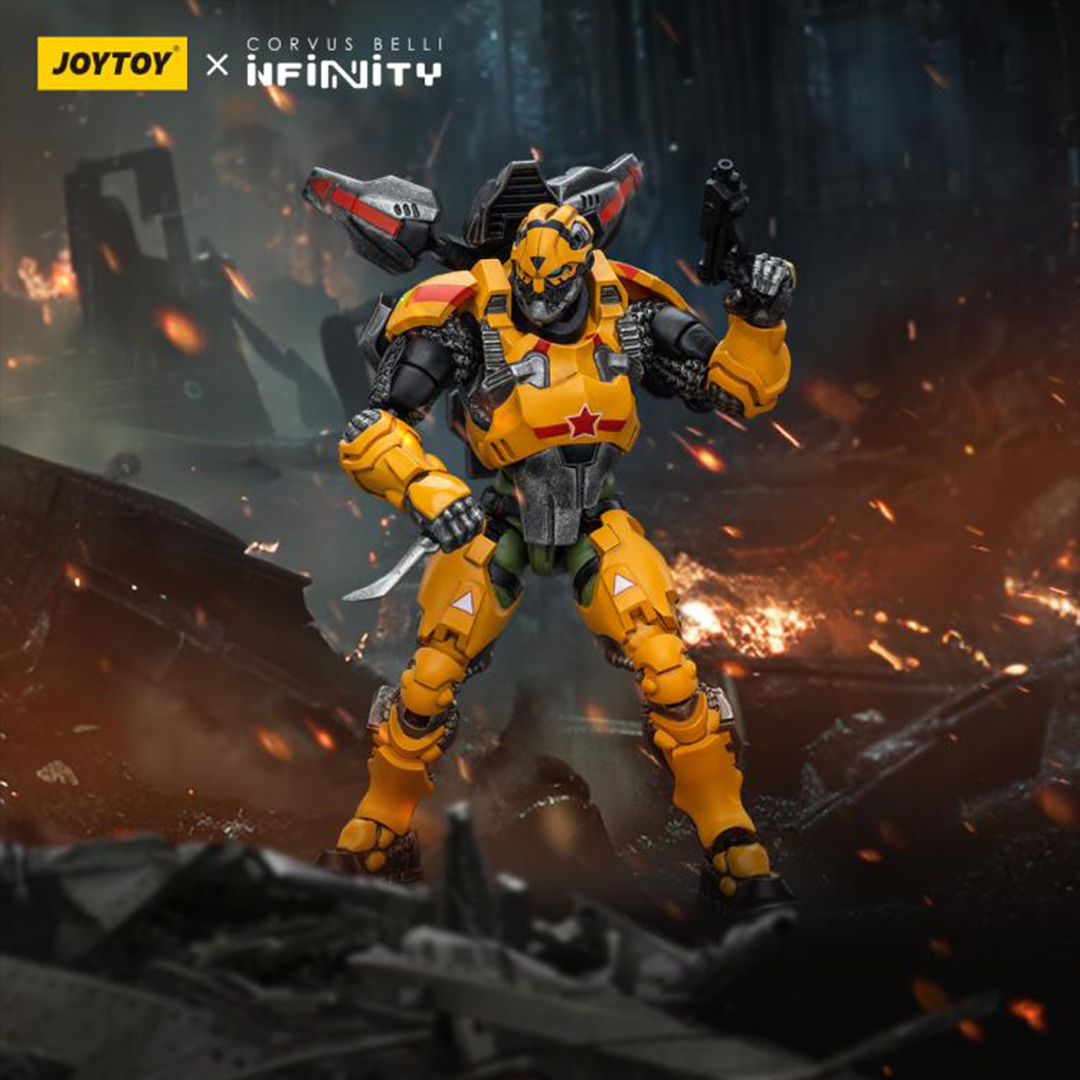 The Joy Toy Yu Jing Black Ops Tiger Soldier (Male) action figure is perfect for collectors and fans of the Infinity universe, as well as those who appreciate high-quality action figures. With its impressive level of detail and articulation, this action figure is a must-have for any serious collector or fan.