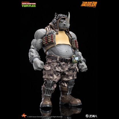 (Pre-order) Lingjihun Official Licensed TMNT 1/12 Rocksteady