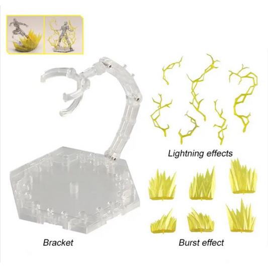 Lightning Burst Effect Action Figure Accessories with Stand
