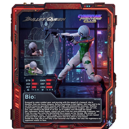(Pre-order) Xocann studio 1/12 Cyberpunk fighters Bullet Queen Deluxe