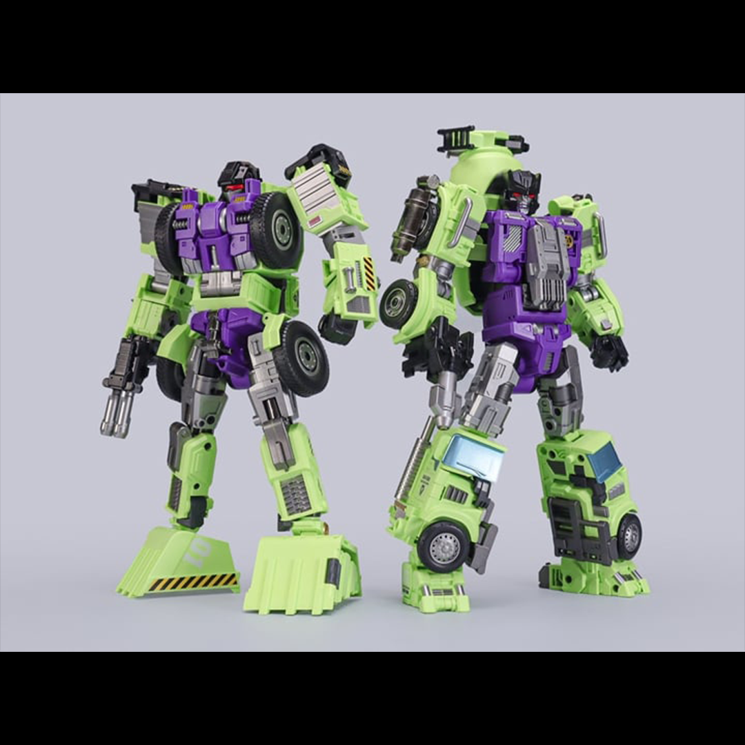 Mecha Invasion is proud to present a new set of figures that will add some firepower to your collection: the GLA-01 and GLA-02 figures! Able to convert from robot mode to construction vehicles mode, dominate the battlefield with these epic figures! Order yours today!