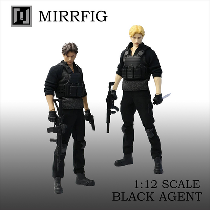 (Pre-order) MIRRFIG studio 1/12 Black Agent figure