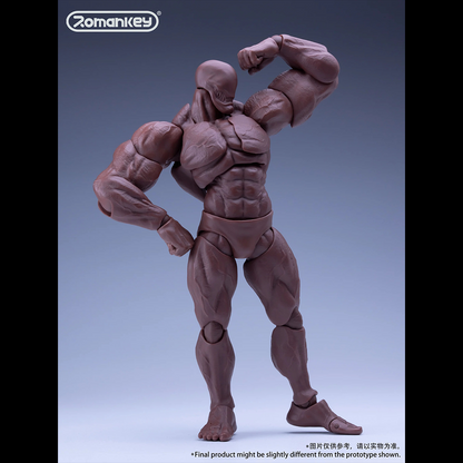 (Pre-order) Romankey 1/12 Action Figure Super Flexible "Big Guy" Body [Black]