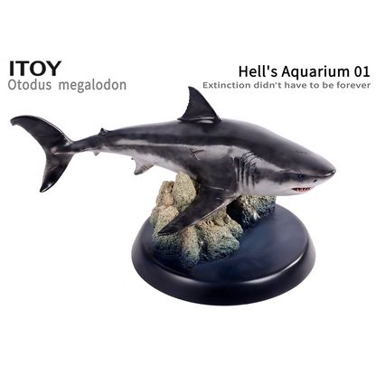 Itoy 1/35 scale otodus megalodon model