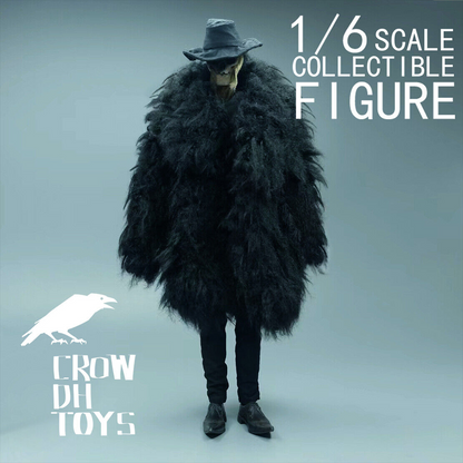 1/6 Figure Crow DH Toys Accessory Long Fur Coat