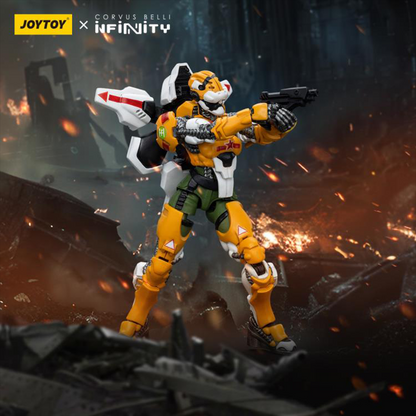 The Joy Toy Special Action Team Tiger Soldier (Female) action figure is perfect for collectors and fans of the Infinity universe, as well as those who appreciate high-quality action figures. With its impressive level of detail and articulation, this action figure is a must-have for any serious collector or fan.