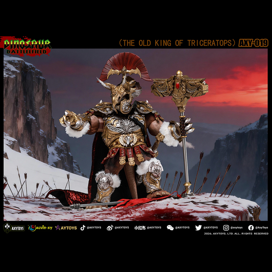 (Pre-order) Axytoys Dino battlefield King of Triceratops 019 figure