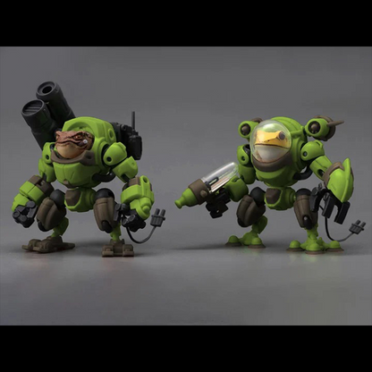 If you are ready to take some heroic frogs on space adventures, this is the set for you. The Manhunter Grave Frog kit is a new release from Creative Field. This kit includes one body, both land and aquatic sets, movable hands, and a combinable display base. 