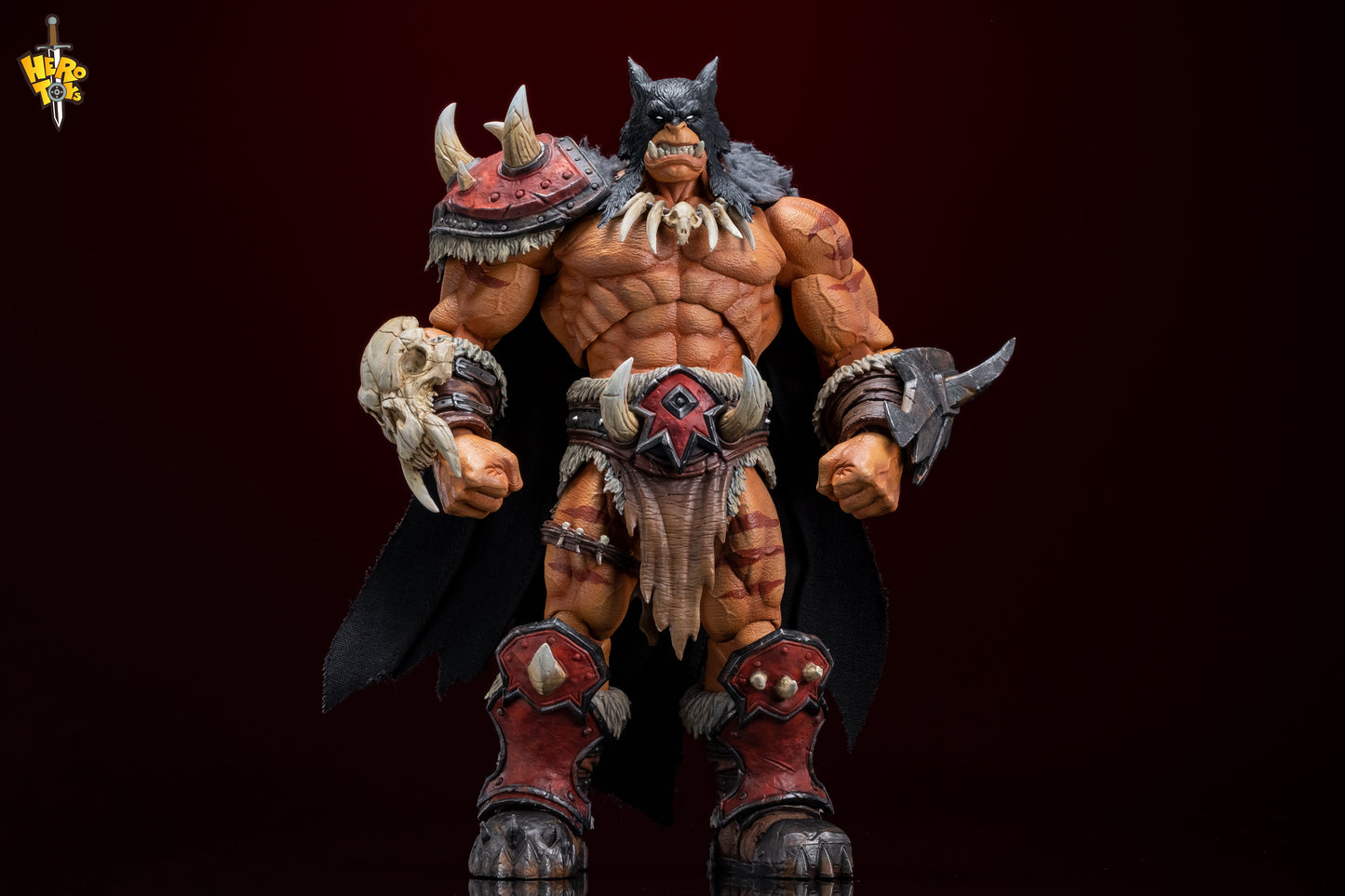 (Preorder) Hero Toys 1/10 Tribal Hunter Orc Tracker & War Bear action figure