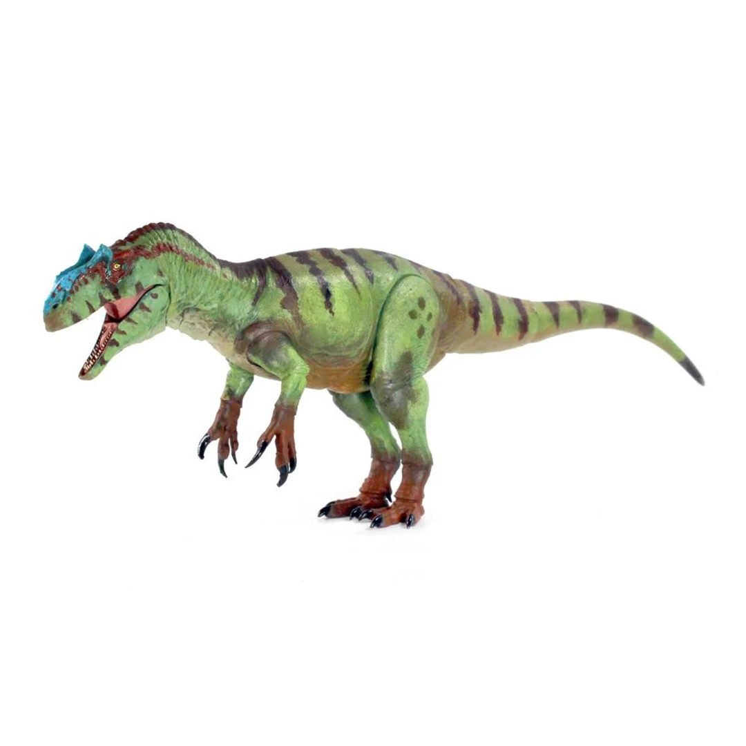 One of Creative Beast Studio’s biggest claims to fame is their Beasts of the Mesozoic figure collection. The Mesozoic Era comprises the Triassic, Jurassic, and Cretaceous periods of geological time, and the creature figures featured in the series include dinosaurs that lived during that time.

Figure measures 10 inches (25.4cm) long and features 22 points of articulation, 3 sets of interchangeable feet, posing wire in the tail end, and an adjustable clear plastic display base with rubber pad.