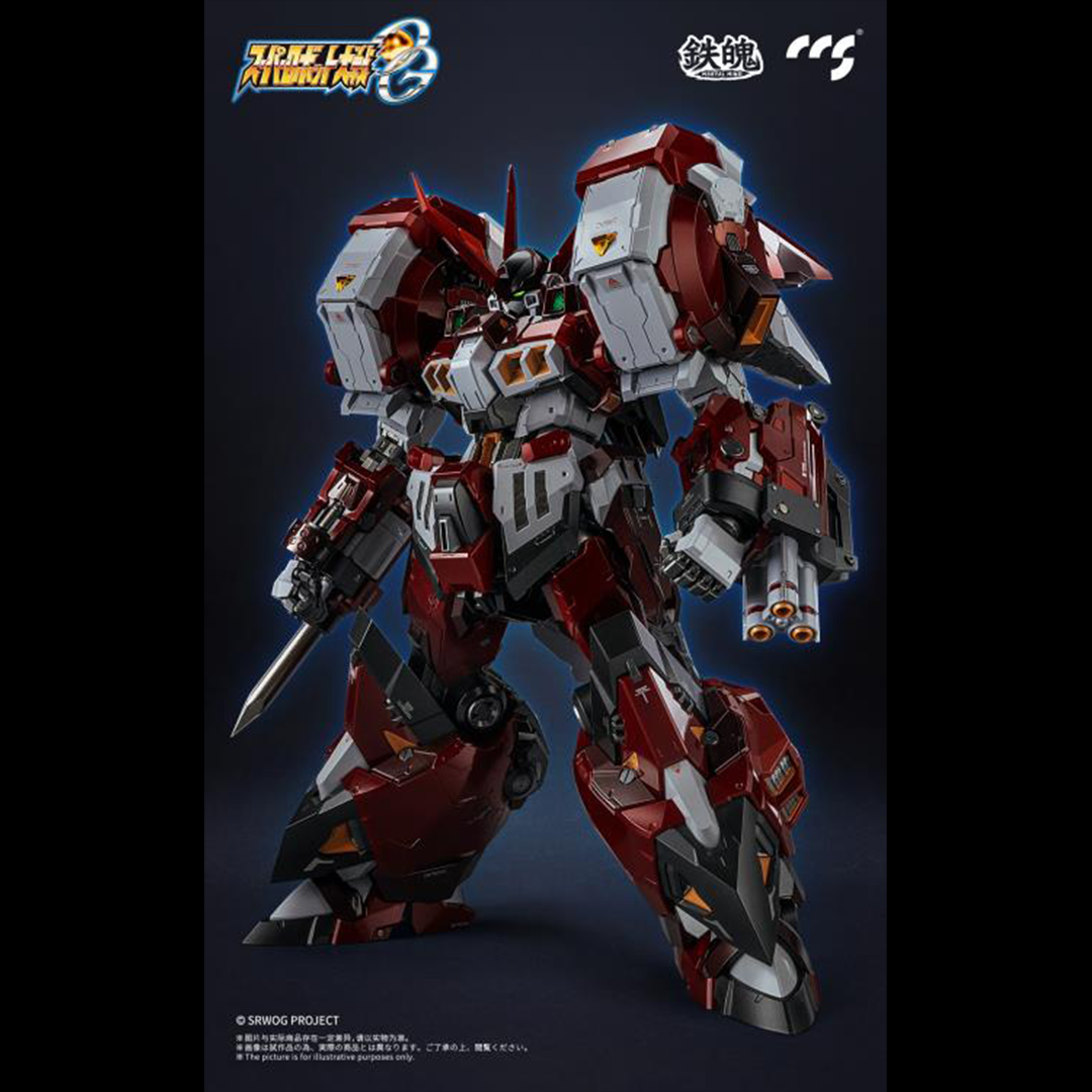 Get ready to add a formidable mecha to your collection with the Super Robot Wars OG: Original Generations PTX-003C Alteisen action figure by CCSTOYS! This stunning action figure is a must-have for collectors and fans of the Super Robot Wars franchise. Standing at a robust height of nearly 10 inches tall, the Alteisen features exquisite detailing, advanced articulation, and precision engineering, making it perfect for display or posing.