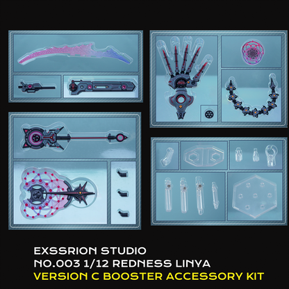 (Pre-order) Essrion Studio NO.003 1/12 Redness Linya Accessories set