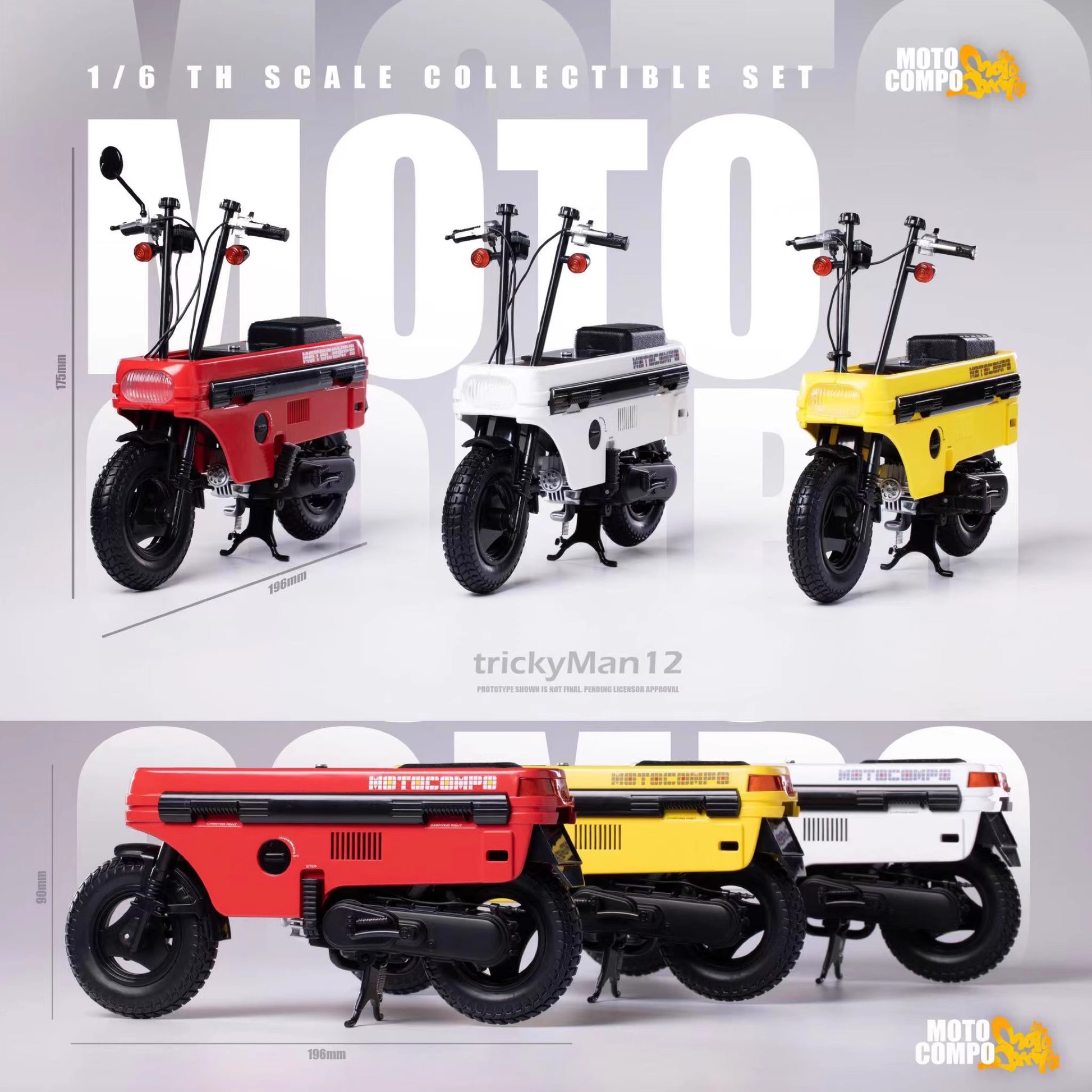 Trickyman12 Moto Compo 1/6 Scale Motorcycle | Berry Beary – berry Trickyman12 Moto Compo 1/6 Scale Motorcycle | Berry Beary – berry