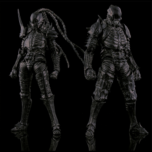 Denji Kudo and Nayuta from Tsutomu Nihei's book "Abara" are now available as a pair of 1/12-scale action figures from T.E.S.T.! Their entire bodies are covered with armor inspired by insects and crustaceans, and they're intensely articulated for maximum action! This set comes with four types of original interchangeable lower arms, too. Order them for your own collection today!