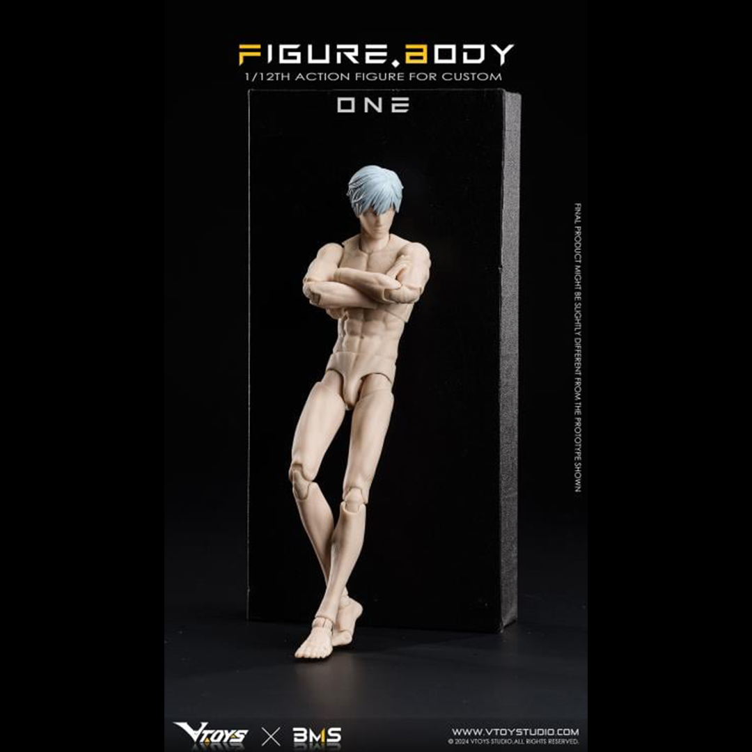 VTOYS X BMS Figure Body One series is well-known for its highly-poseable 1/12th scale figures, which is sculpted by renowned sculptor V, and the product has smooth lines and beautiful shape. After a year of repeated optimization and careful grinding, it use POM, ABS, PVC and other different materials. It has built-in framework of hardiness, high rigidity and high wear resistance, and ensures the precision and large movable range of its components, as well as the comfortable tightness of joints. As you can s