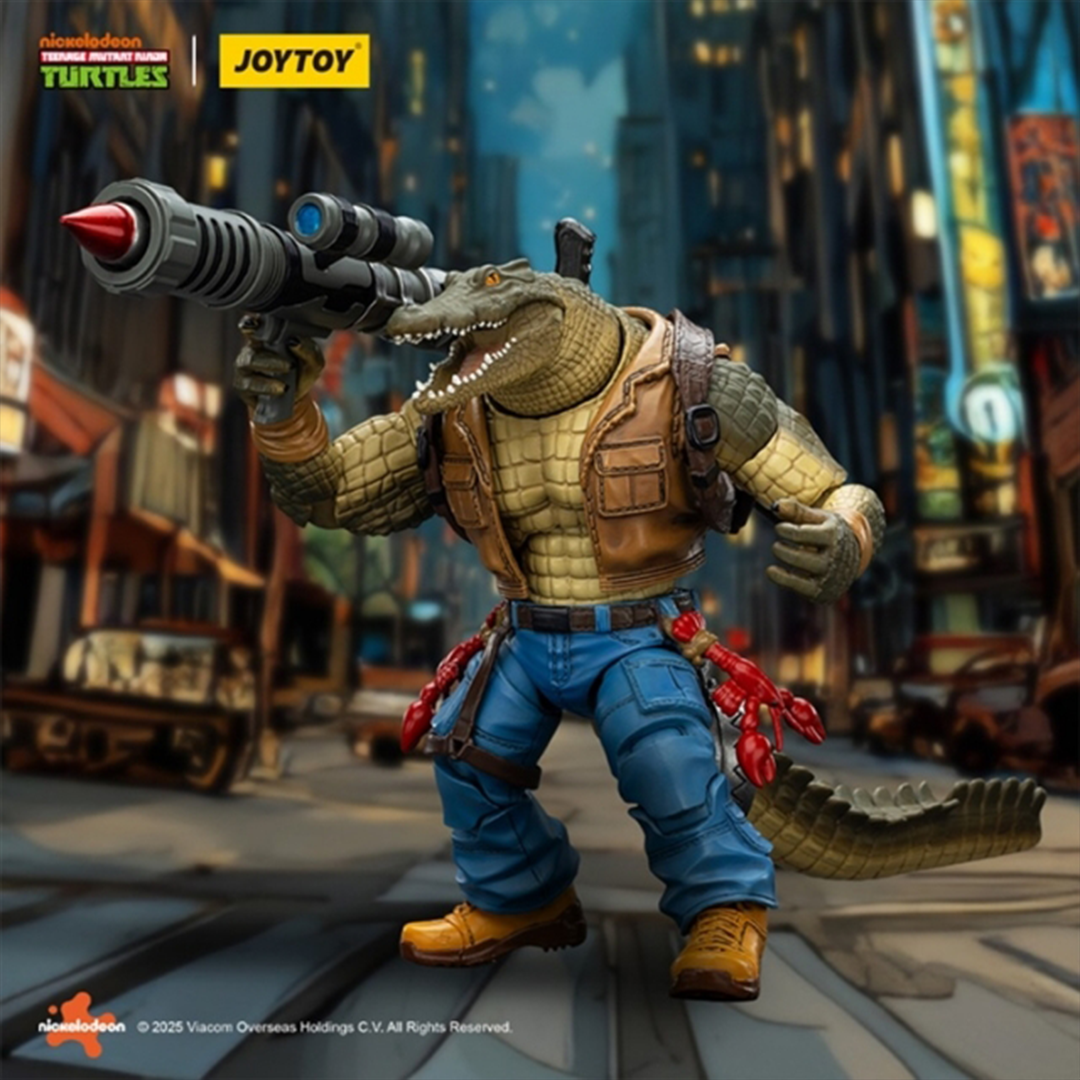 From the swampy depths of the bayou comes Leatherhead, the fearsome gator mutant from the Teenage Mutant Ninja Turtles universe, now brought to life in incredible detail by Joy Toy! This 1/18 scale action figure perfectly captures the rugged, reptilian texture and muscular build of the classic TMNT character, delivering a collectible that’s both menacing and true to the source material.