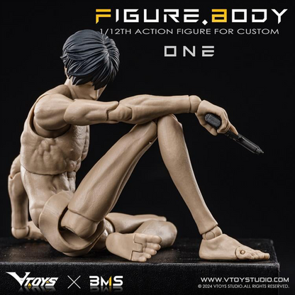 VTOYS X BMS Figure Body One series is well-known for its highly-poseable 1/12th scale figures, which is sculpted by renowned sculptor V, and the product has smooth lines and beautiful shape. After a year of repeated optimization and careful grinding, it use POM, ABS, PVC and other different materials. It has built-in framework of hardiness, high rigidity and high wear resistance, and ensures the precision and large movable range of its components, as well as the comfortable tightness of joints. As you can s